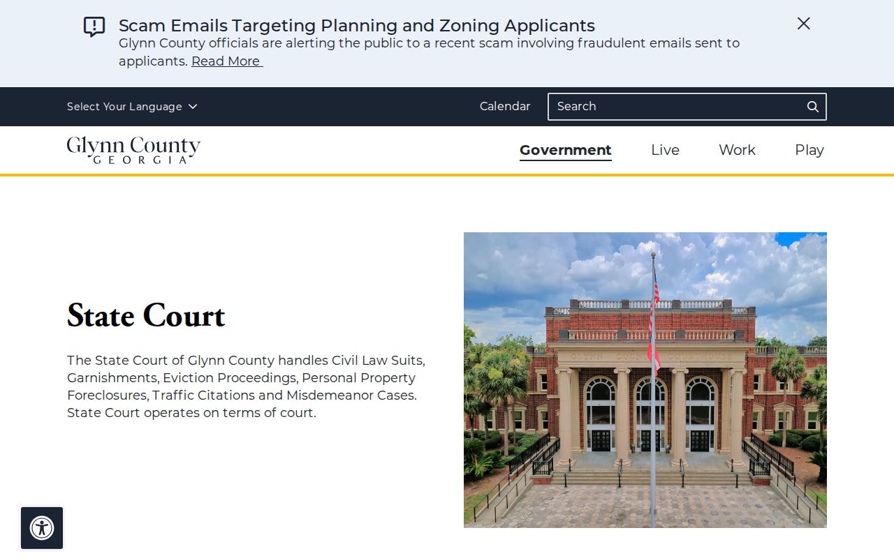 Glynn County court docket State Court overview